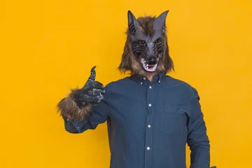 Fotobehang A werewolf giving the thumb up © Nando Vidal