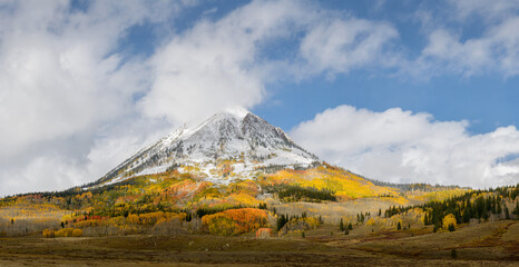 Gothic Mountain Fall Snow