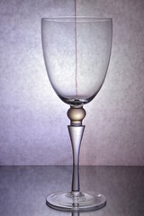 empty wine glass