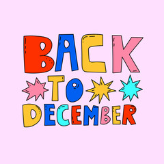 vector christmas lettering 