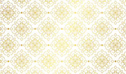 elegant gold geometric pattern background