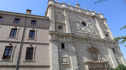 the facade of the church of Granada