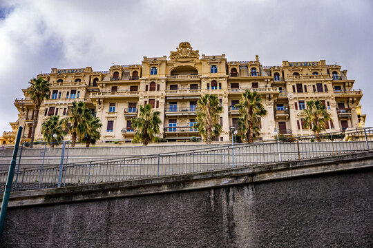 Grand Hotel Miramare in Genoa, Italy. It is designed by architect Gino Coppede at 1908.