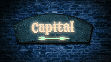 Street Sign to Capital