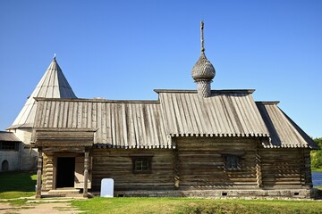 Church of Dmitry Solunsky in Old Ladoga, Russia
