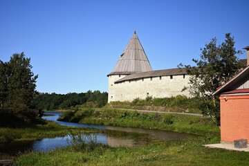 The fortress of Old Ladoga, Russia