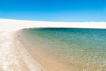 Sand Dunes ans Lagoons in Lencois Maranhenses, Brazil