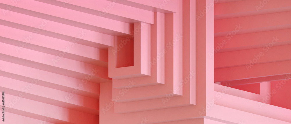 Poster abstract futuristic background. ladders and illusions with the idea of fighting in business marketin