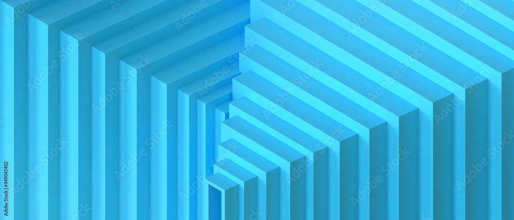 Poster abstract futuristic background. ladders and illusions in business concepts with different goals on b