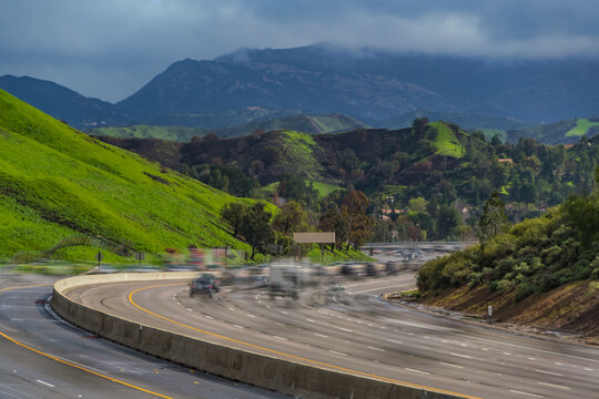 Los Angeles Agoura Hills 101 Freeway Post Woolsey Fire Storm