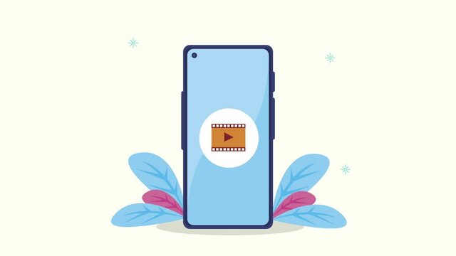 creative process with smartphone device