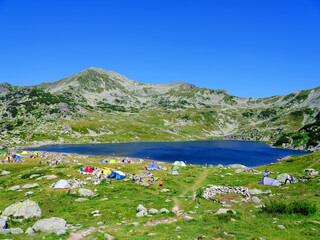 Summer landscape in Retezat Mountains, Romania, Europe