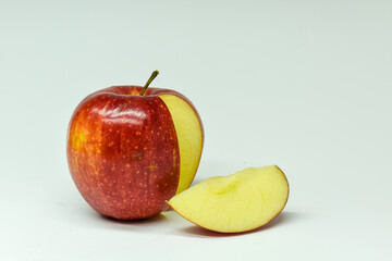 Apple and its cut wedge