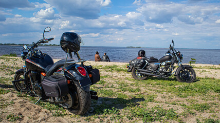 Bikers at rest