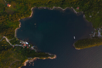 Gideros bay view, Cide, Kastamonu, Turkey, also the most beautiful natural Bay of your Black Sea, dating from the Genoese