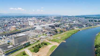 《岩手県》北上市の街並み