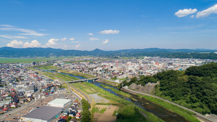 Fototapeta premium 《岩手県》矢巾町の風景
