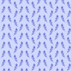 seamless blue pattern with hand drawn arrows
