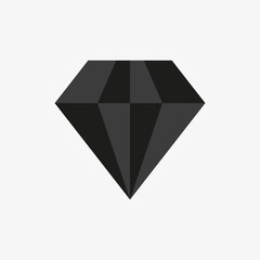 Diamond icon for luxury, royal concept design. Usage for premium sign in apps and games UI.