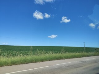 road in the countryside