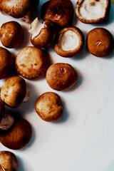 Ingredient Background Cremini Mushrooms