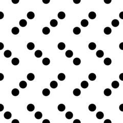 Dots seamless pattern. Circles ornament. Dot shapes motif. Circle forms backdrop. Dotted wallpaper. Rounds background. Digital paper, textile print, web design, abstract image. Vector work