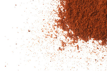 Spices dust powder spraying splash