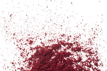 Spices dust powder spraying splash