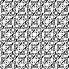 Stylized circles pattern. Circular figures seamless ornament. Geometric motif. Rounds background. Circle shapes ornate. Ethnic image. Digital paper, textile print, web design, abstract vector, artwork