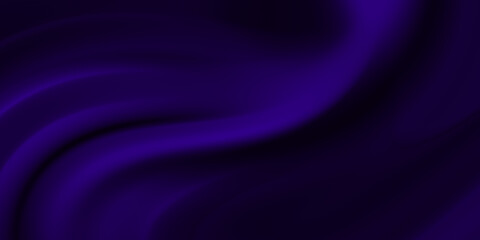 Fototapeta premium Sea Wave Abstract Violet Black Neon Pattern Moon Light Silk Wavy Dark Texture Night Beach Party Background 