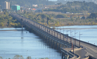 bridge river bio bio , Concepcion  , Chile