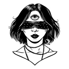 clairvoyant. third eye