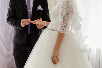 Wedding day photo shoot