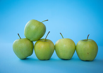 green apples. Background. Apples. 