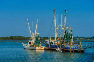 Hilton Head Island, South Carolina, USA, Shrimp Boats
