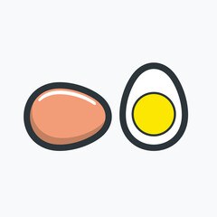 egg icon, egg chicken.