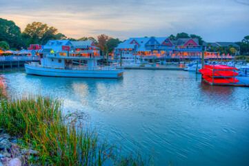 Fototapeta premium Hilton Head Island, South Carolina, USA, South Beach