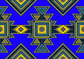 Native American pattern, Geometric Ethnic pattern design, picture art and abstract background.