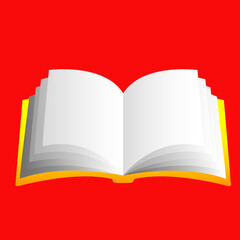 LIBRO O CUADERNO ABIERTO DE VECTORES.