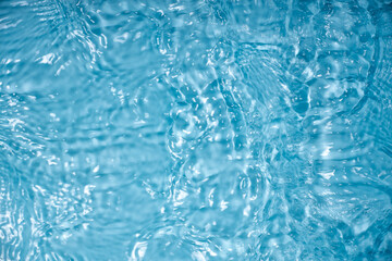 Cool transparent ice in summer