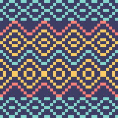 Geometric ethnic pattern or tribal seamless pattern fabric design. Abstract background Vector.