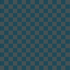 Abstract Blue And Cyan Chessboard Pattern Background, Square Bricks