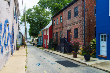 sleeping lane of historic Annapolis