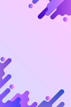 Purple Fluid Background Frame Vector