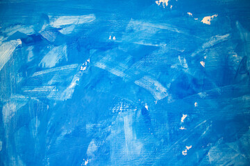コバルトブルーの手描きテクスチャ、抽象画
abstract painting, cobalt blue texture 2