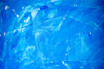 コバルトブルーの手描きテクスチャ、抽象画
abstract painting, cobalt blue texture 1