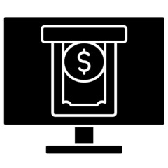 online payment solid icon