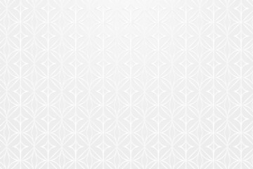 Seamless white round geometric patterned background design resource vector