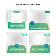 Simple and friendly social media template for a 1:1 post. Editable and suitable for giving tips or information about something. Using clean gradient color. There is space for pictures.