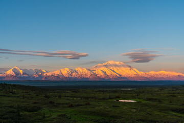 Denali sunrise from near Wonder lake